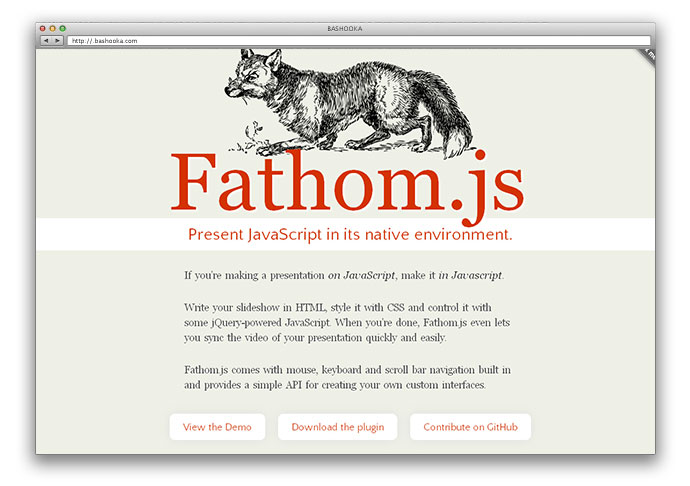 fathom 10 - Lista Top 10 com plugins para criar fantásticas apresentações utilizando apenas HTML 5 e CSS