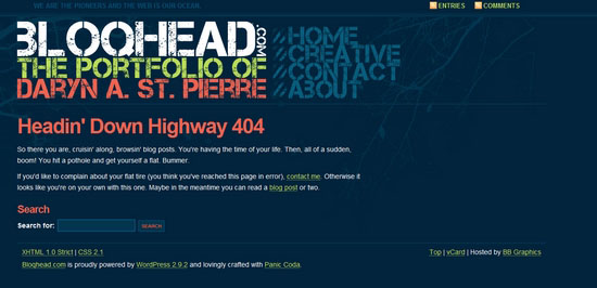021 26 21 error page bloghead - Páginas 404 error para inspiração