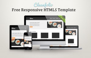 free responsive html5 template2 300x193 - Cleanfolio: Download grátis de Template Responsivo em HTML5