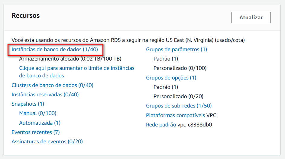 trabalhando com postgresql na aws crie sua primeira instancia 004 - Crie um banco de dados PostgreSql na AWS e conecte-se a ele